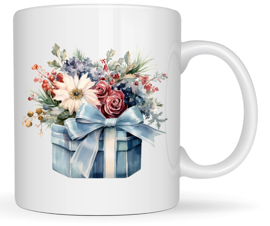 12-Piece Winter Floral PNG Bundle | Digital Download