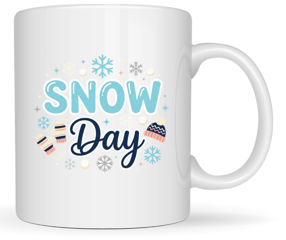 Snow Day PNG | Winter Quote Digital Design