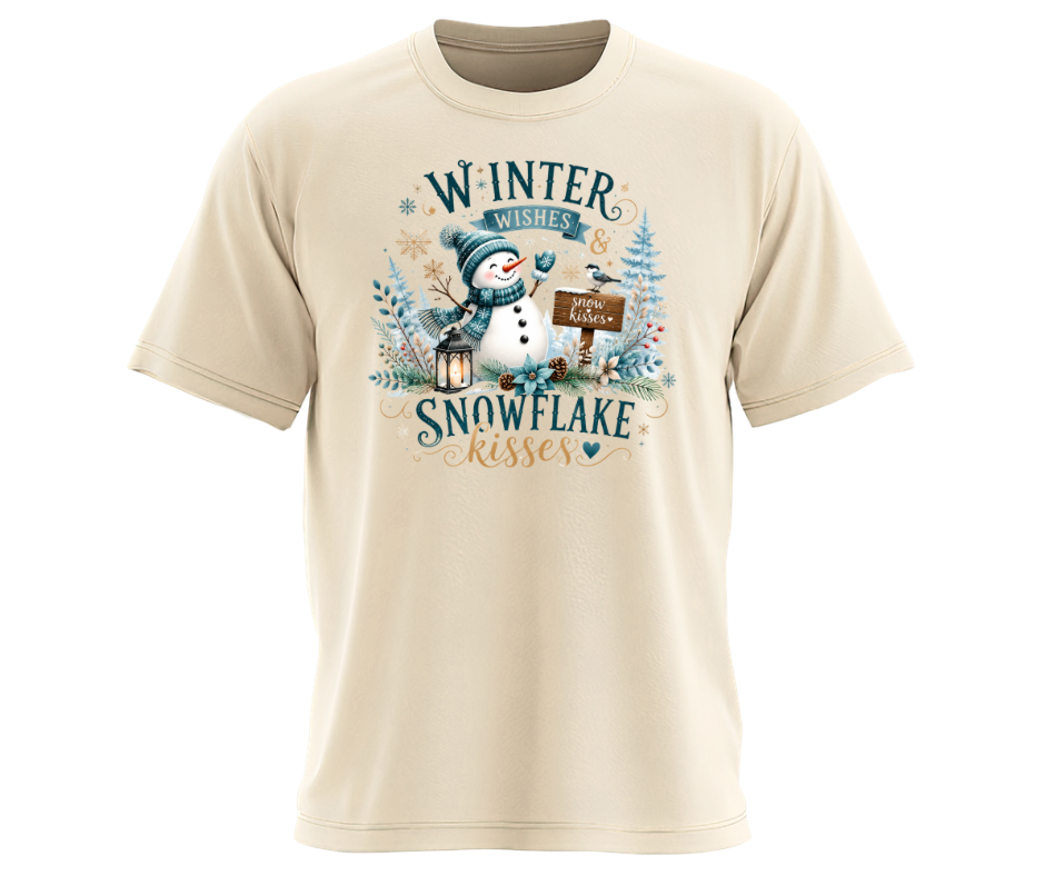 Winter Wishes & Snowflake Kisses PNG – Digital Download