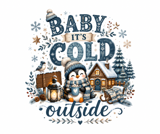 Baby It's Cold Outside PNG – Digital Download