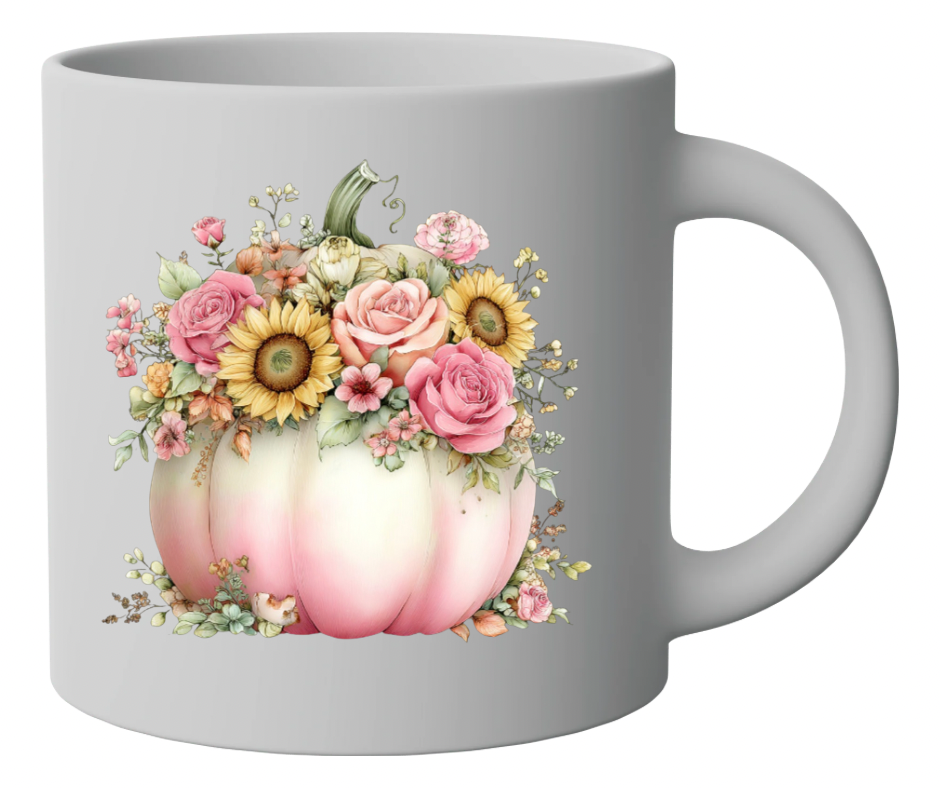 Pink Floral Pumpkin Mega Bundle – Fall Watercolor Digital Download (36 PNG Files)