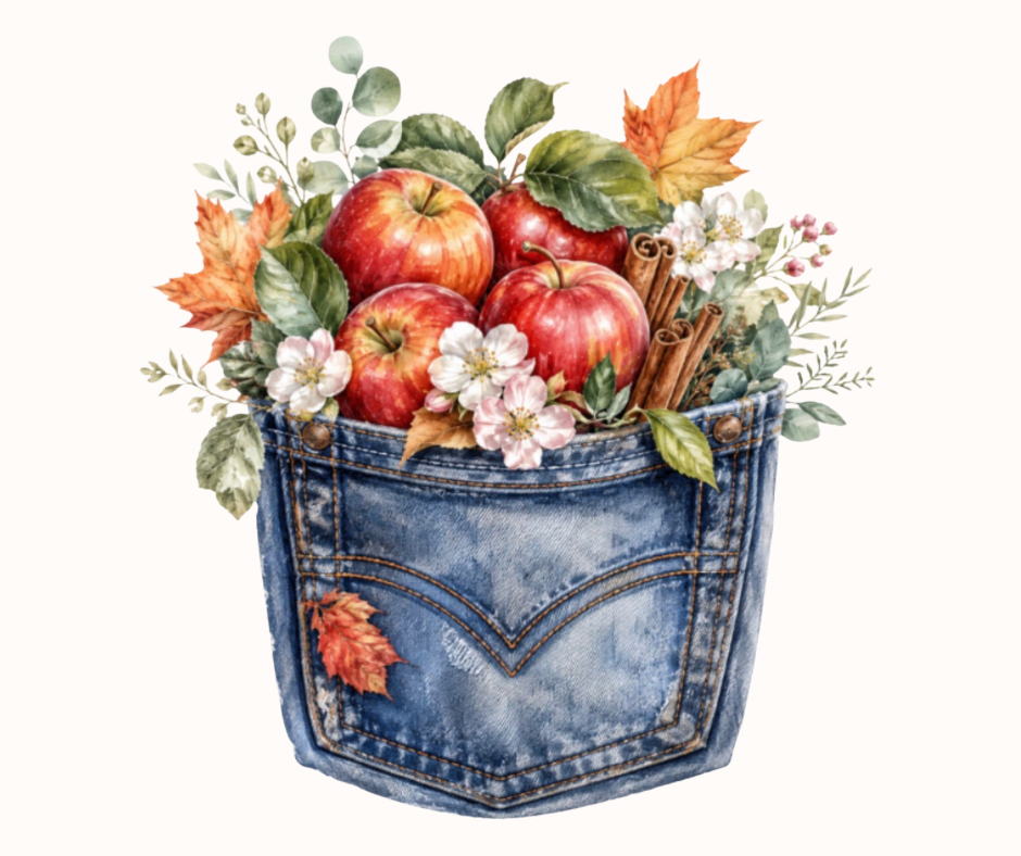 Fall Floral Pocket Bundle | 12-Design Digital Clipart Collection