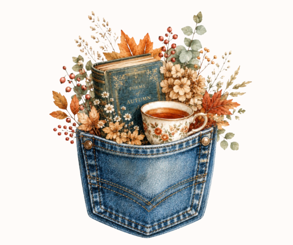 Fall Floral Pocket Bundle | 12-Design Digital Clipart Collection