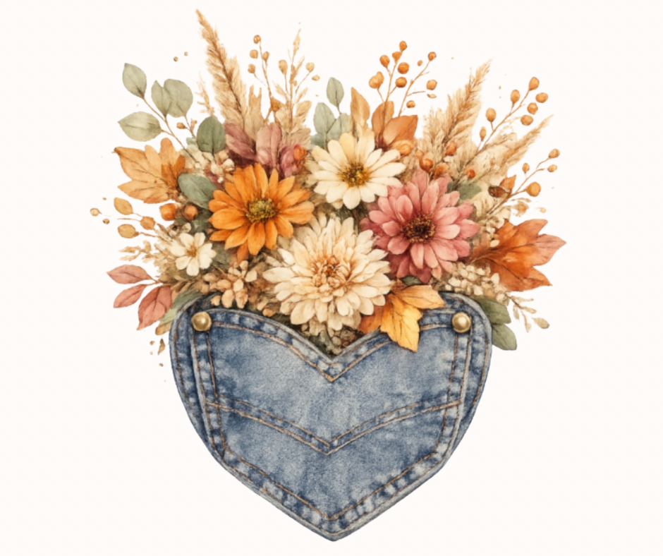 Fall Floral Pocket Bundle | 12-Design Digital Clipart Collection