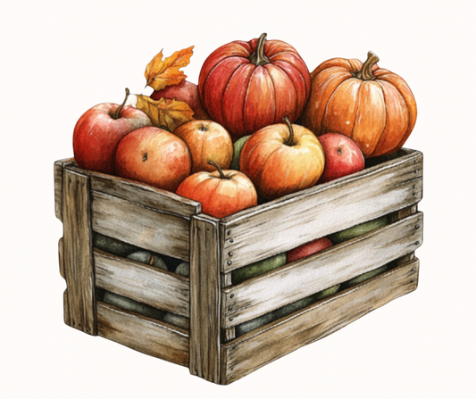 Fall Harvest Crate Bundle — Digital Download