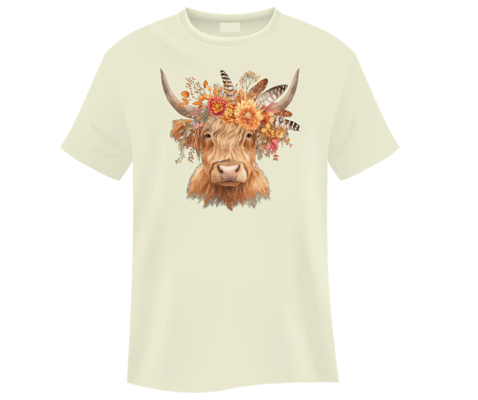 Fall Highland Cow – Digital PNG Download