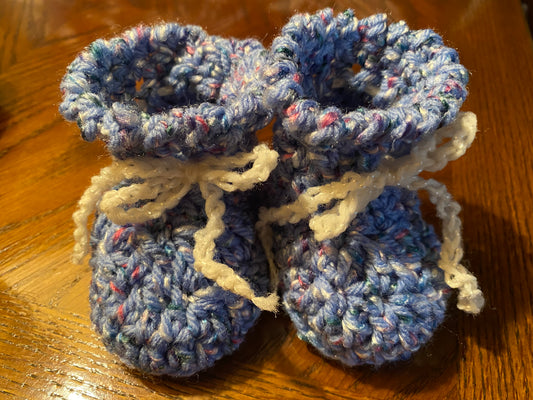 Handmade Crocheted Baby Booties — Soft, Sweet & Stitched with Love from Nana HQ