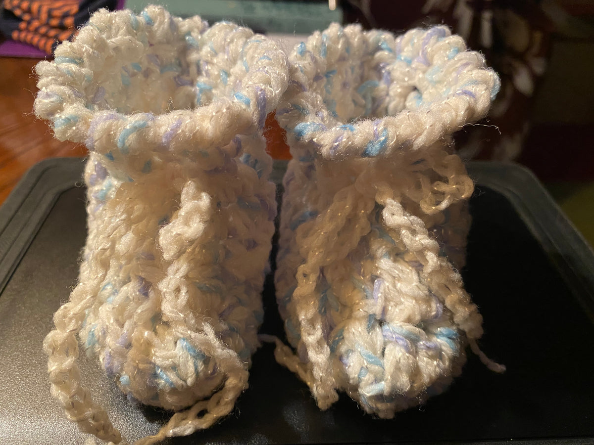 Handmade Crocheted Baby Booties — Soft, Sweet & Stitched with Love from Nana HQ