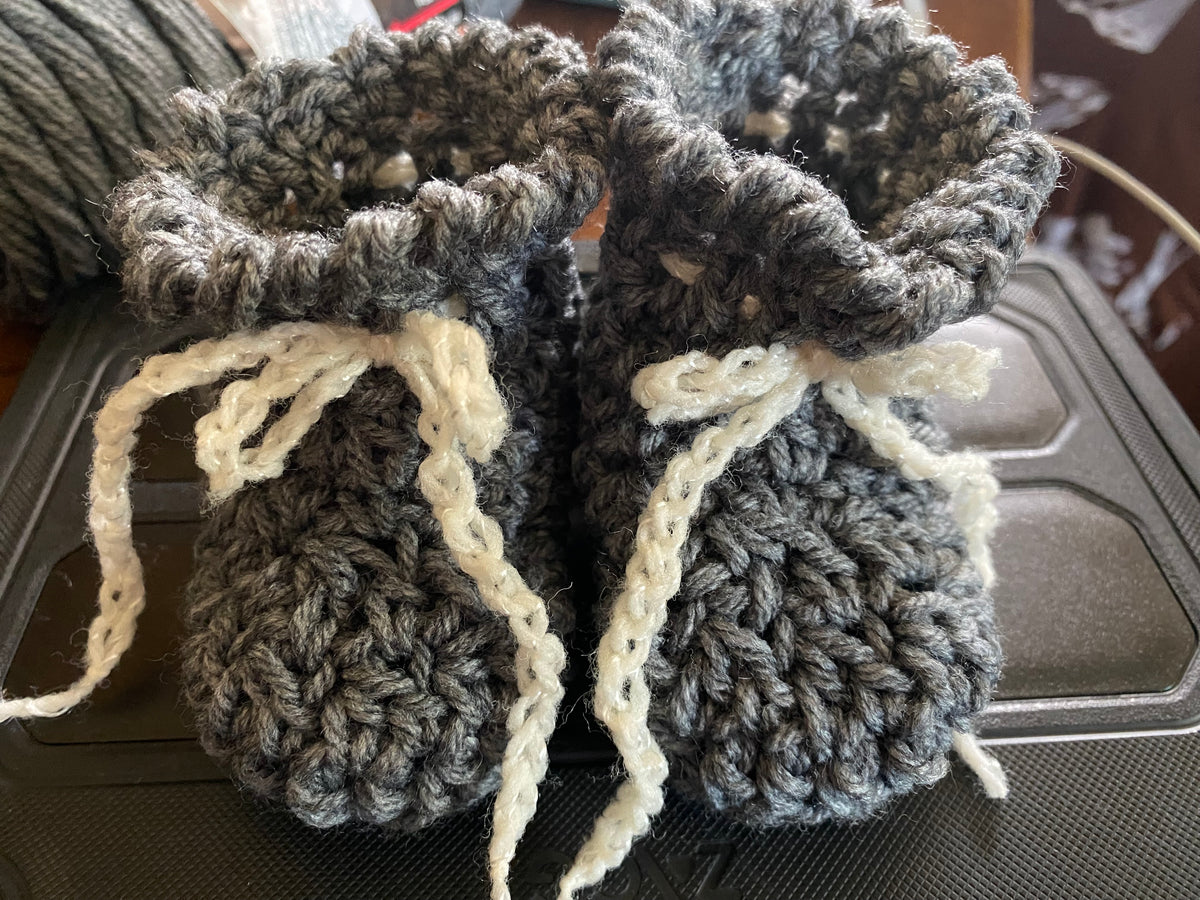Handmade Crocheted Baby Booties — Soft, Sweet & Stitched with Love from Nana HQ