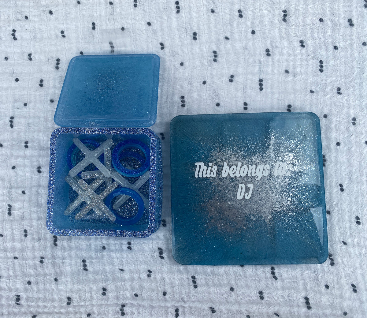 Custom Resin Game Sets — Handcrafted Chess, Checkers & Tic-Tac-Toe