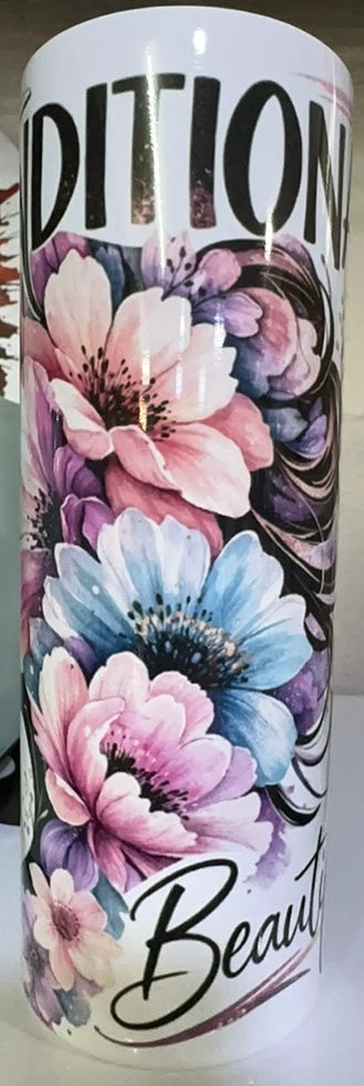 Unconditional, Amazing, Beautiful 20oz Skinny Tumbler