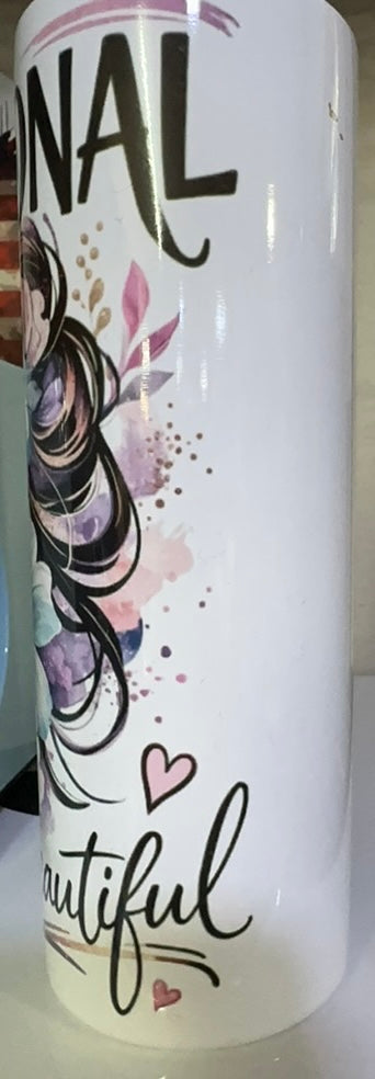 Unconditional, Amazing, Beautiful 20oz Skinny Tumbler