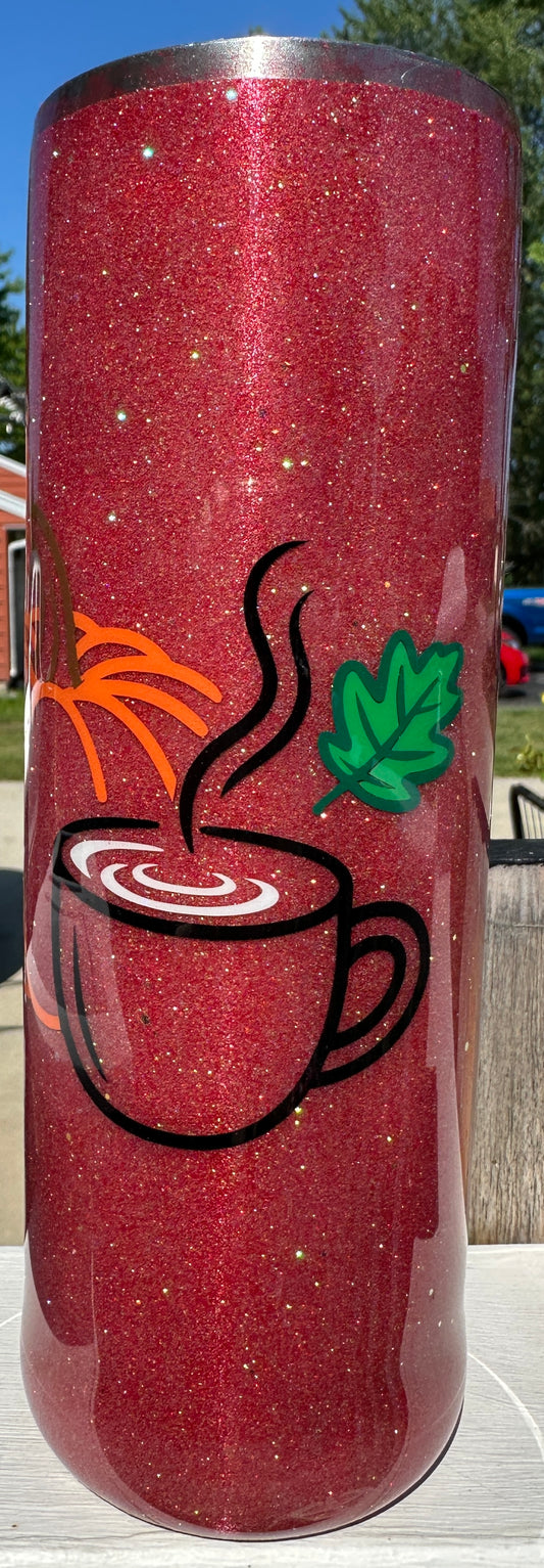 "Harvest Morning Brew" 20oz Skinny Tumbler