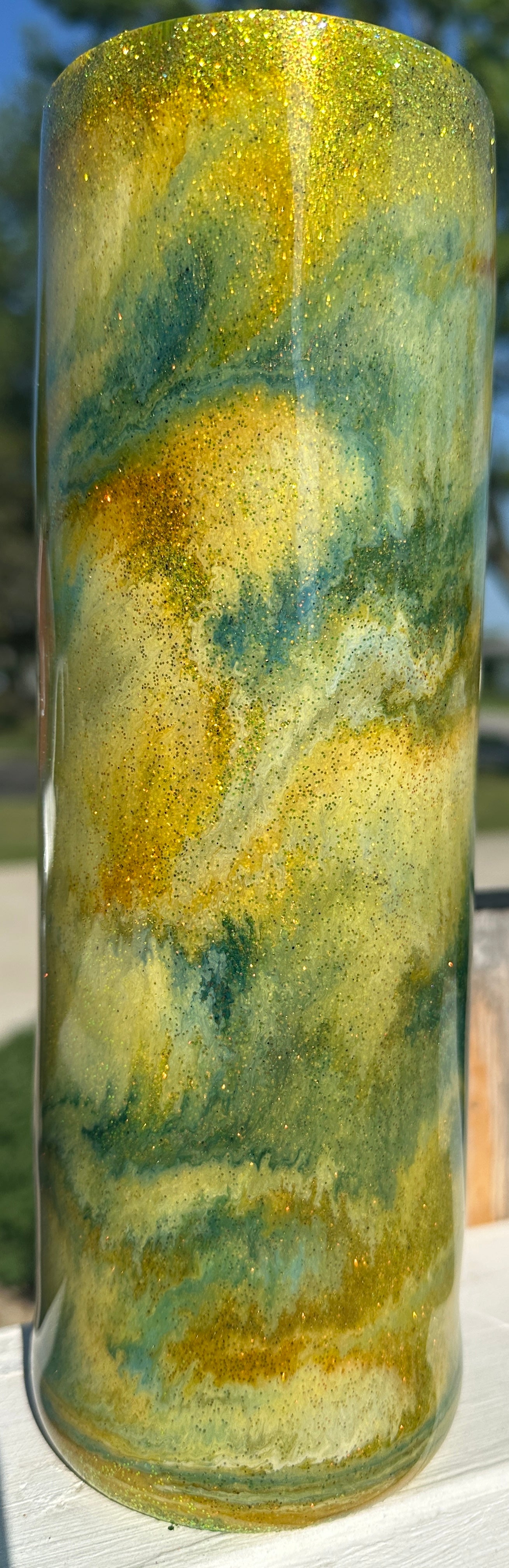 "Island Breeze" 30oz Skinny Tumbler