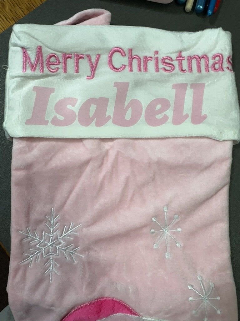 Custom Name Personalization for Christmas Stockings 🎄✨