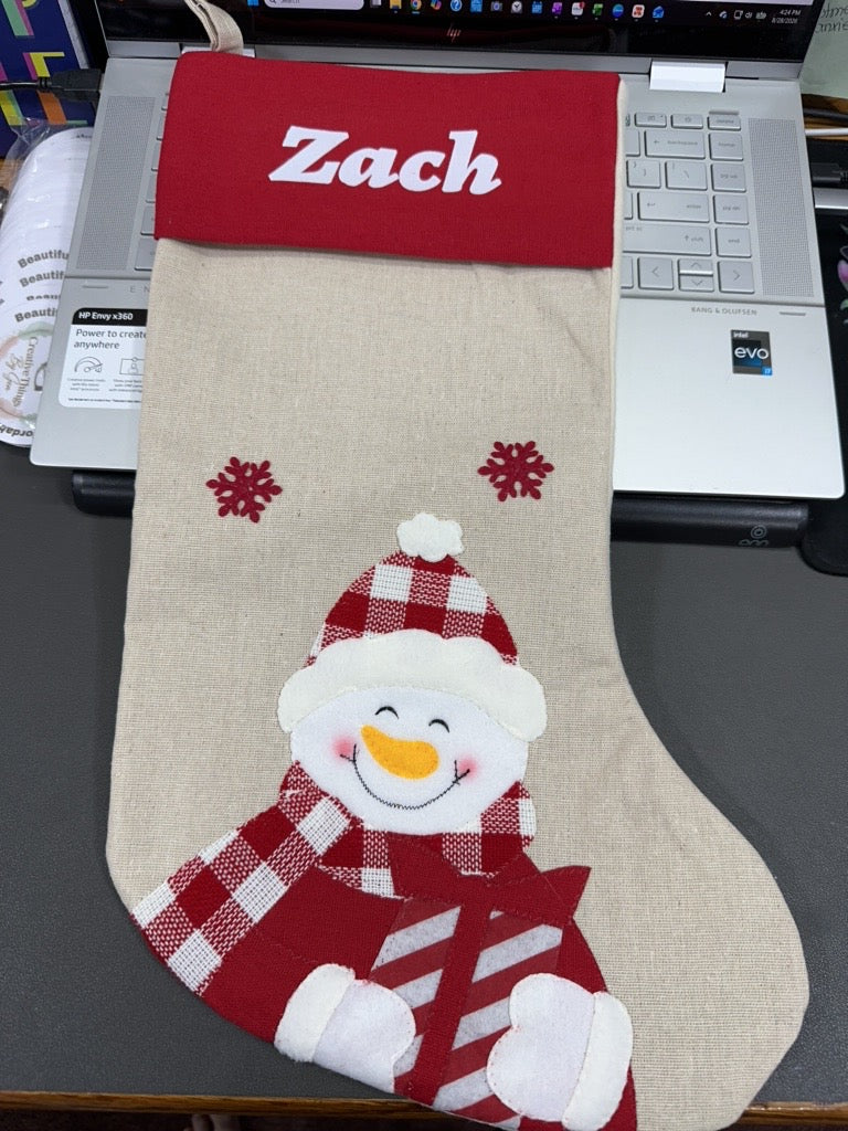 Custom Name Personalization for Christmas Stockings 🎄✨