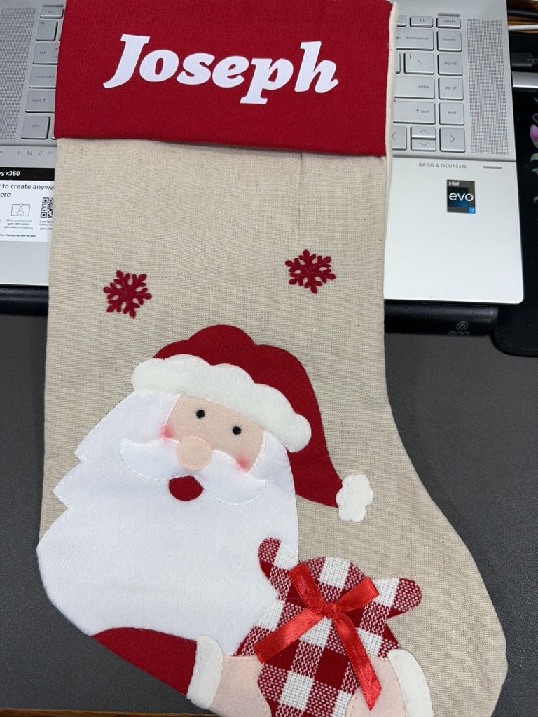 Custom Name Personalization for Christmas Stockings 🎄✨