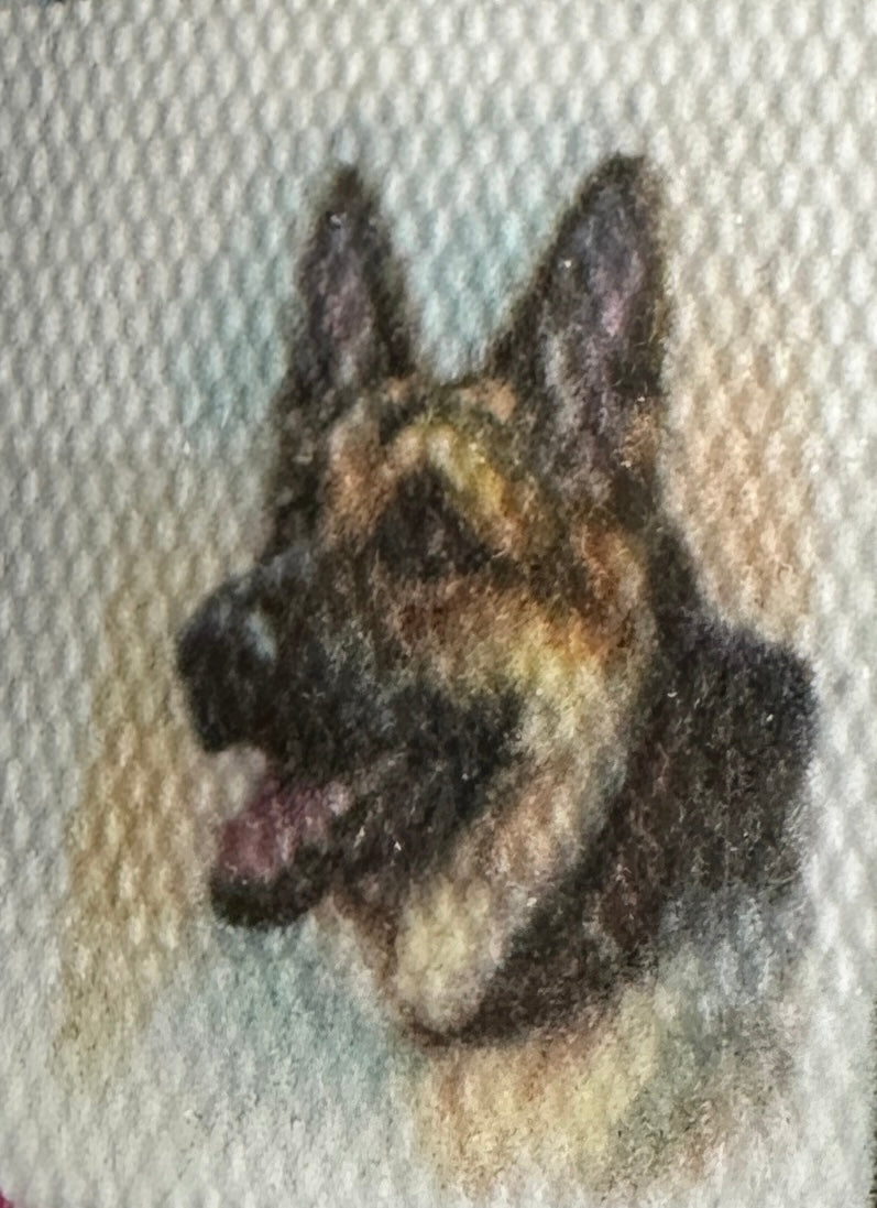 German Shepherd Diamond Art Kit – 30x40cm Round Drill