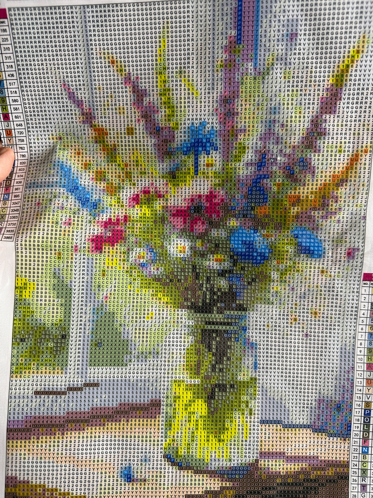 Watercolor Bouquet Diamond Art Kit – 30x40cm Round Drill