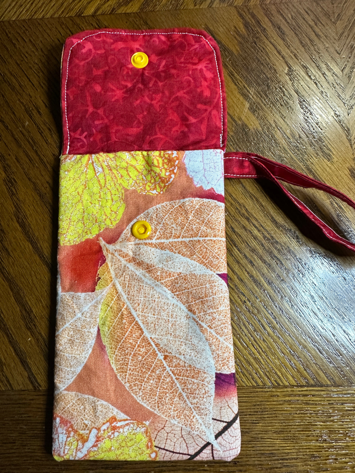 Handmade Cell Phone Pouch with Carry Loop