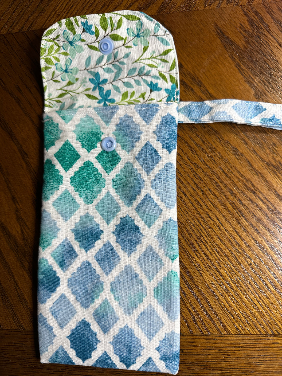 Handmade Cell Phone Pouch with Carry Loop