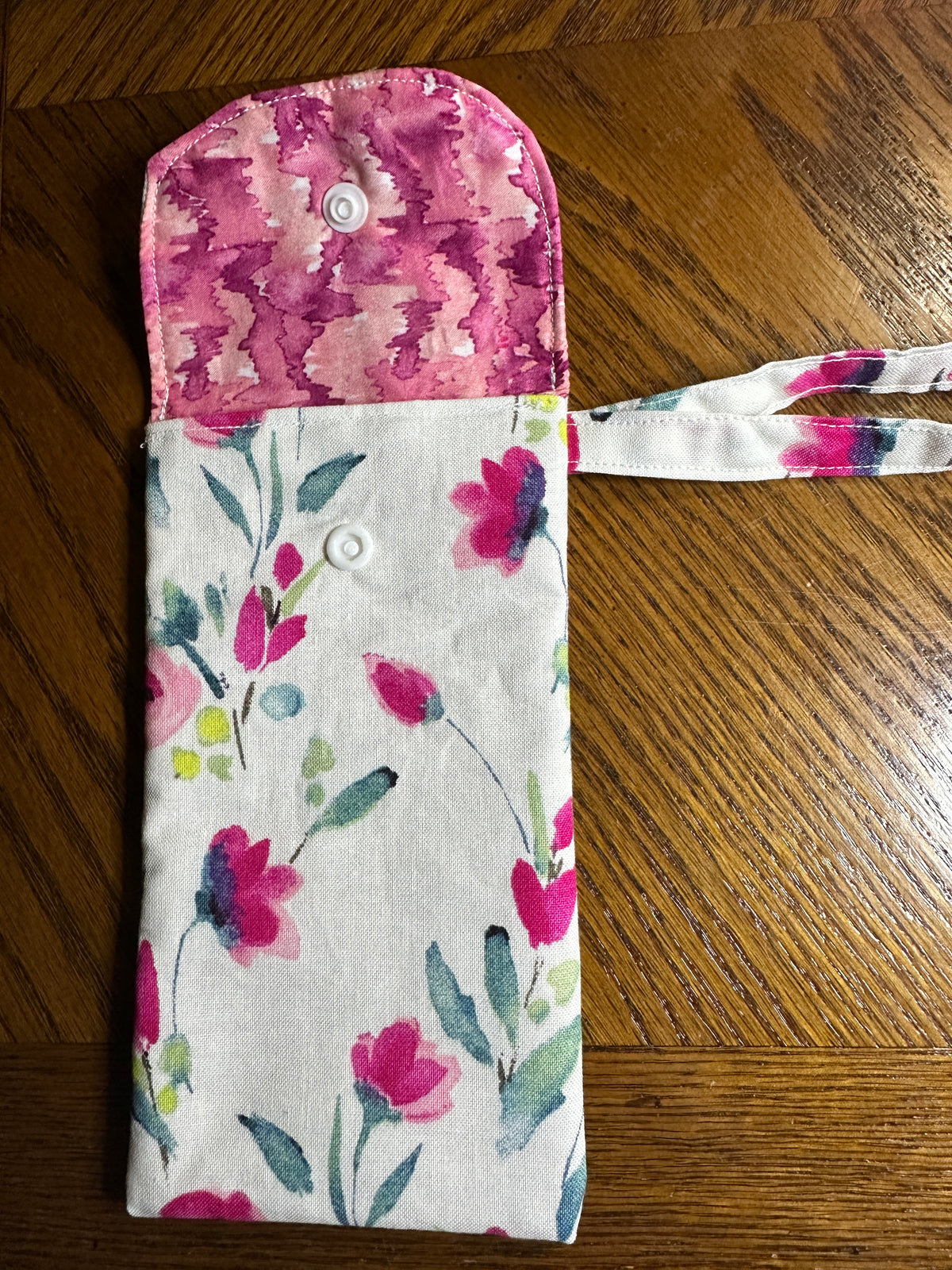 Handmade Cell Phone Pouch with Carry Loop