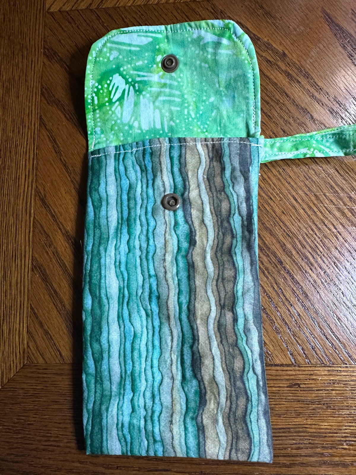 Handmade Cell Phone Pouch with Carry Loop