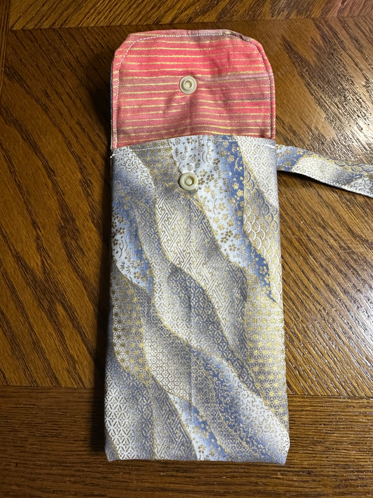 Handmade Cell Phone Pouch with Carry Loop