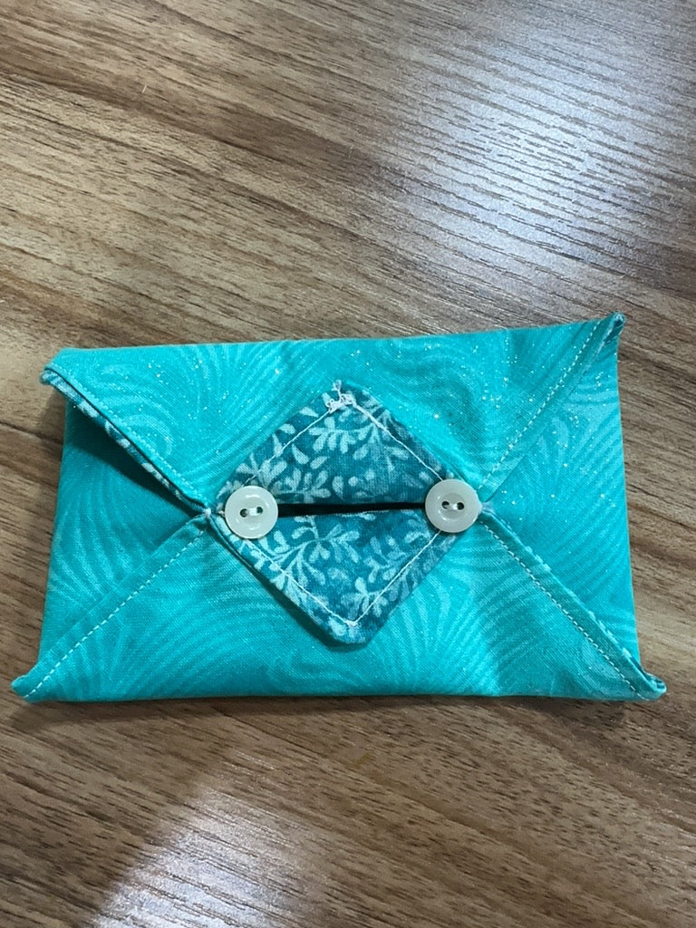 Handmade Fabric Travel Tissue Holder – Tissues Included