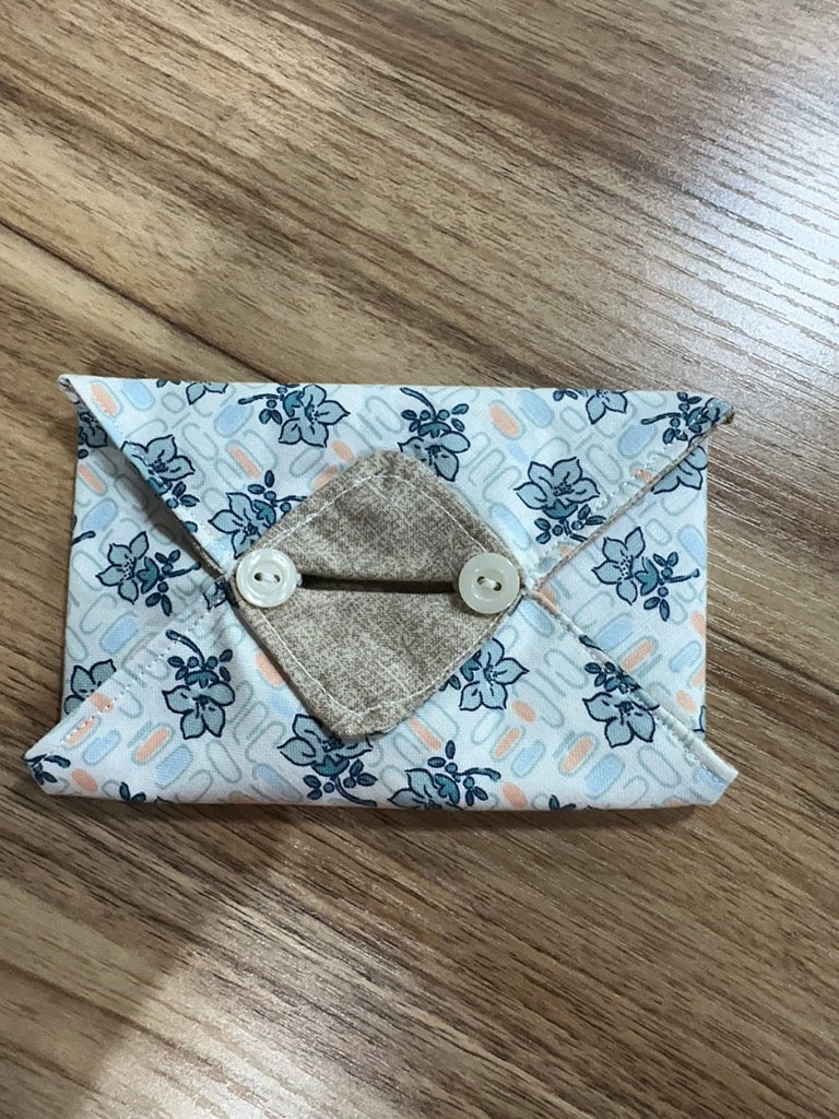 Handmade Fabric Travel Tissue Holder – Tissues Included