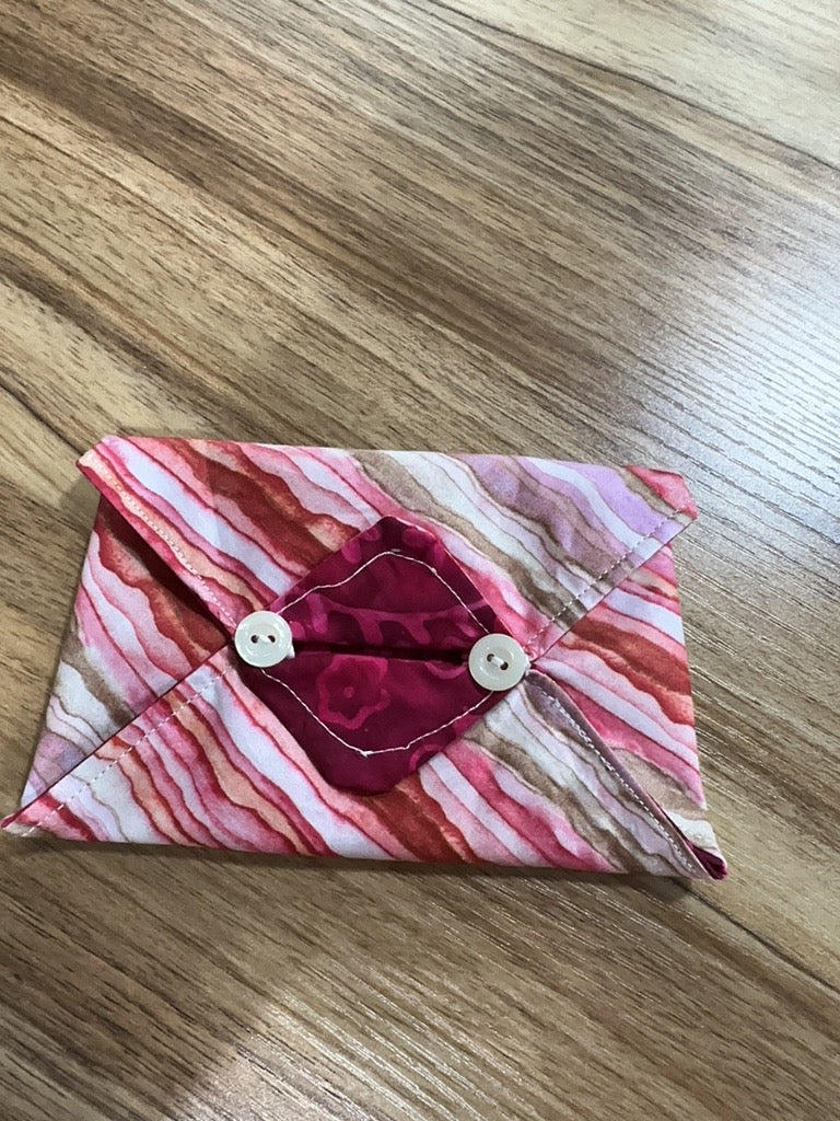 Handmade Fabric Travel Tissue Holder – Tissues Included