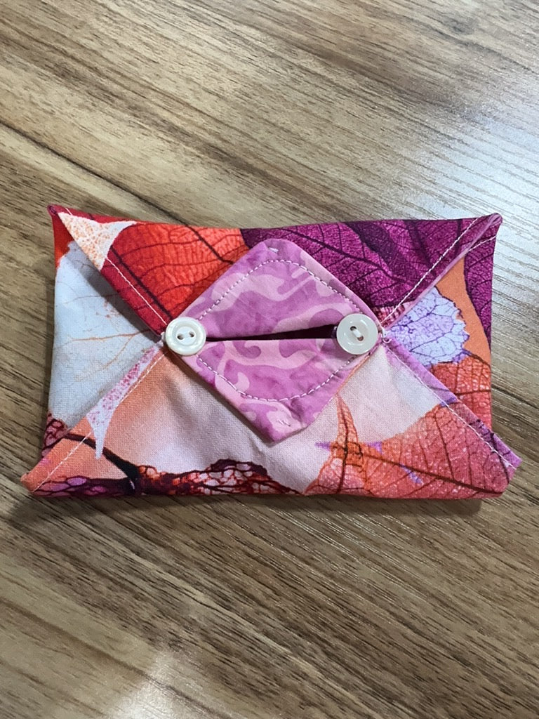 Handmade Fabric Travel Tissue Holder – Tissues Included