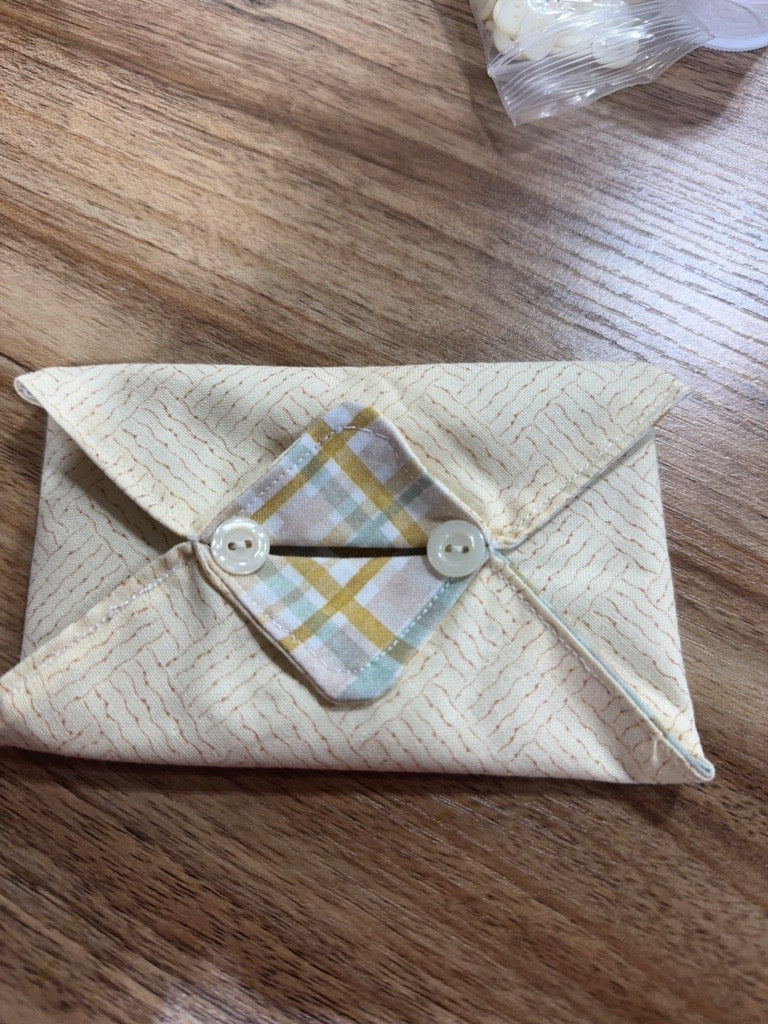 Handmade Fabric Travel Tissue Holder – Tissues Included