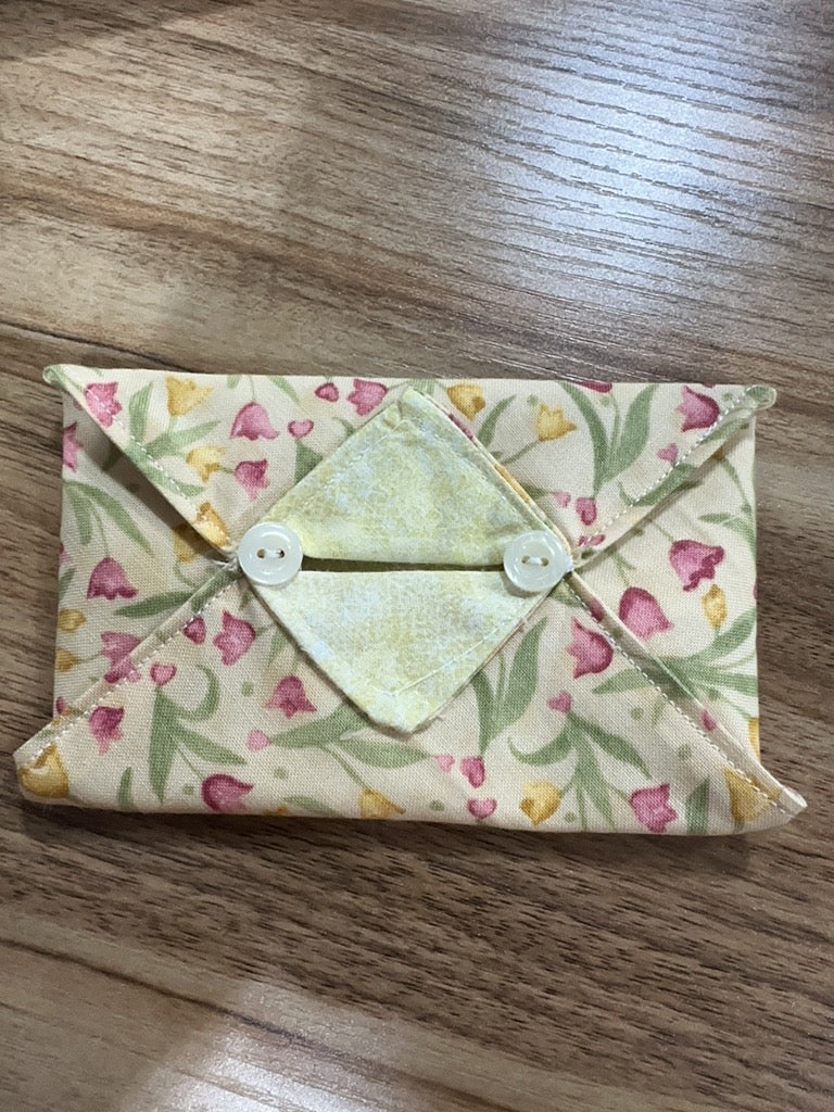 Handmade Fabric Travel Tissue Holder – Tissues Included