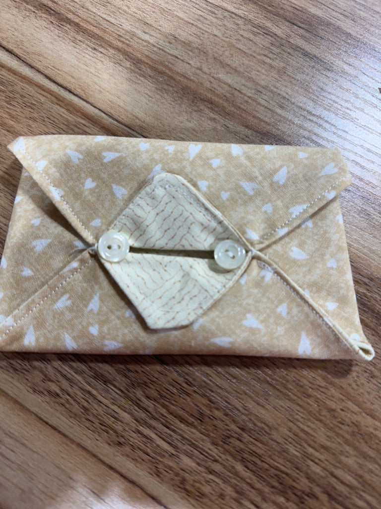 Handmade Fabric Travel Tissue Holder – Tissues Included