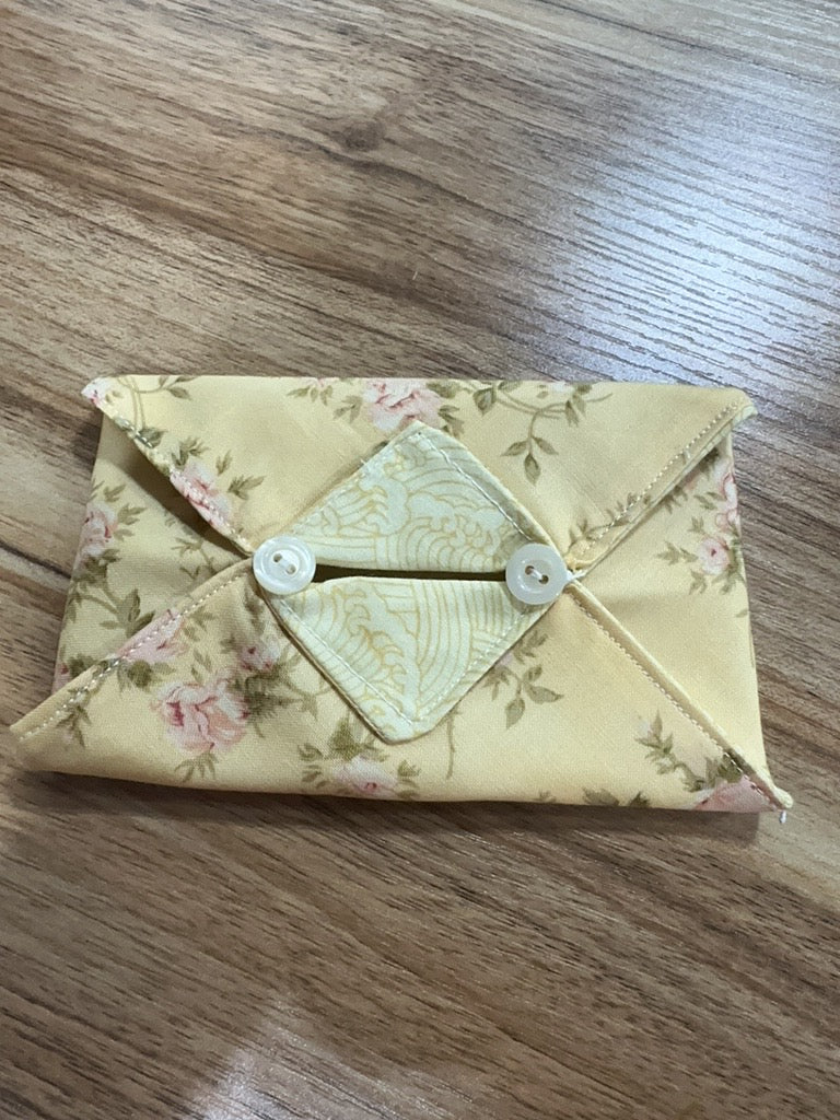 Handmade Fabric Travel Tissue Holder – Tissues Included