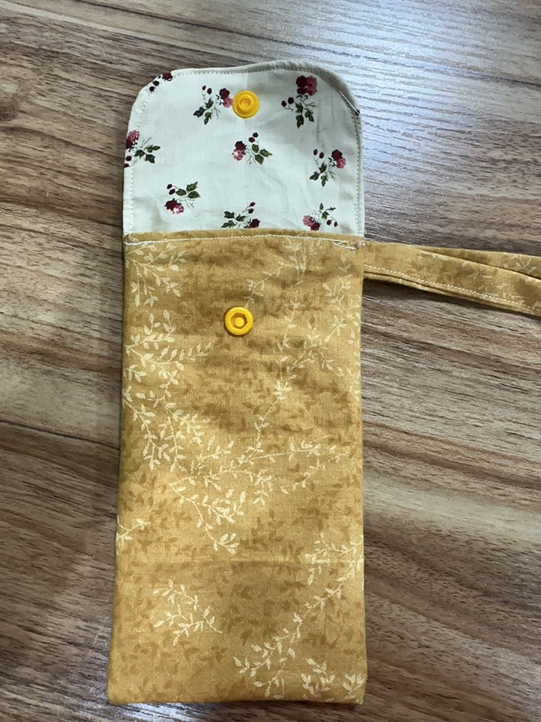 Handmade Cell Phone Pouch with Carry Loop