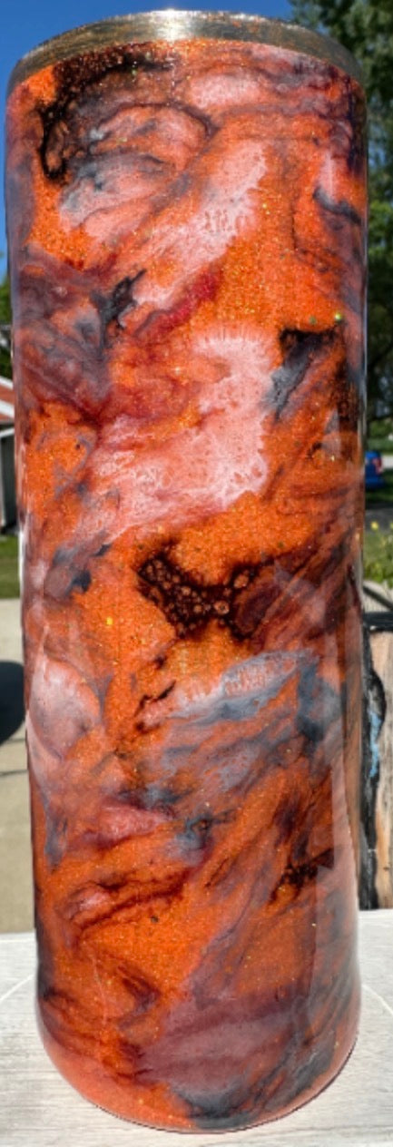 "Firelight Glow" 20oz Skinny Tumbler