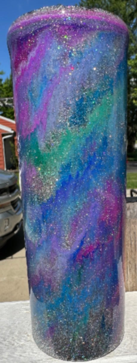 "Northern Lights"  20oz Skinny Tumbler.