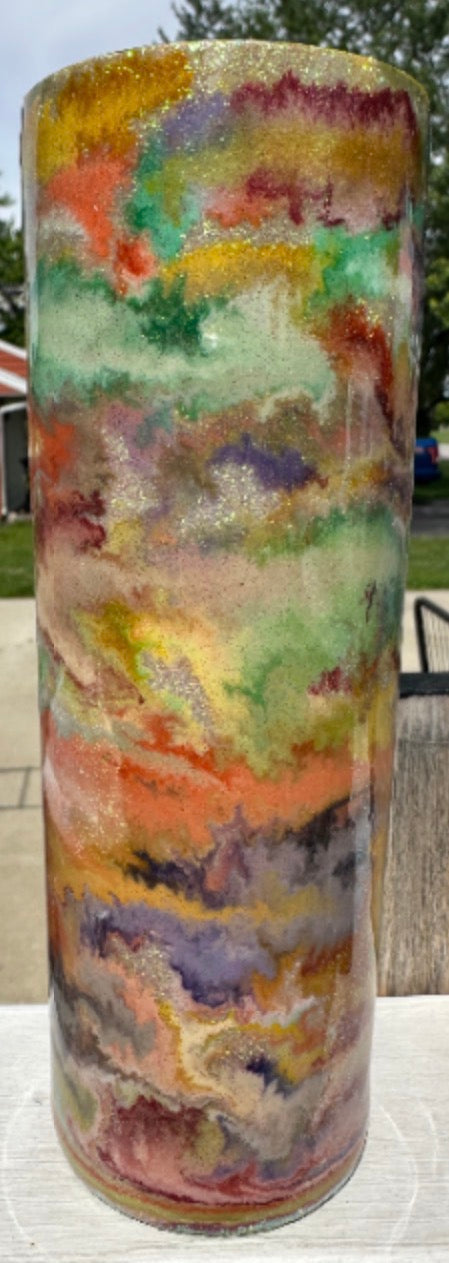 "Marble Meadow" 20oz Skinny Tumbler