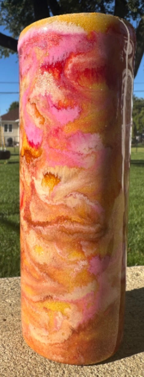 "Sunset Ember" 20oz Skinny Tumbler