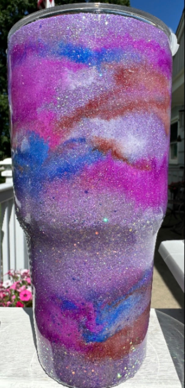 "Grape Galaxy" 30oz Tumbler