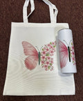 Pink Floral Butterfly Set