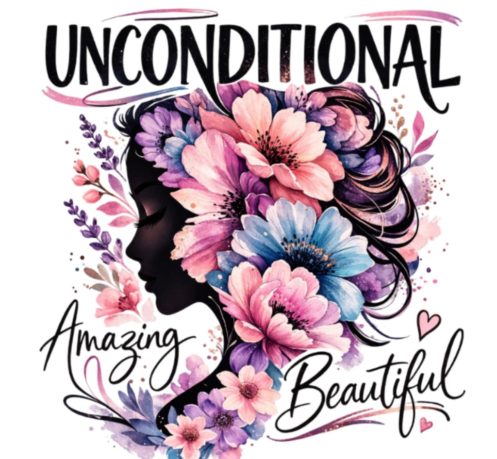 Unconditional, Amazing, Beautiful 20oz Skinny Tumbler