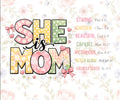 She is Mom 20oz Skinny Tumbler