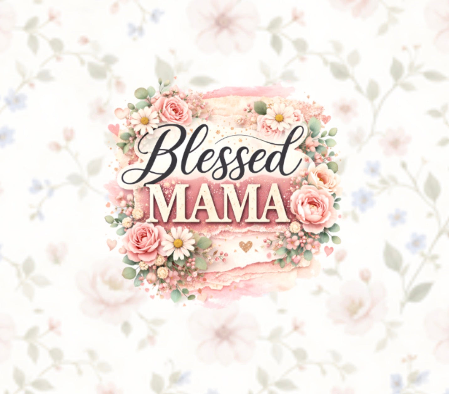 Blessed Mama 20oz Skinny Tumbler