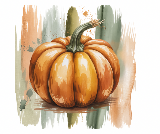 Paint Splash Fall Pumpkin – Digital PNG Download