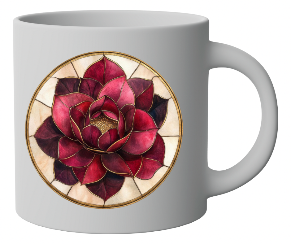 Fall Stained Glass Flowers Digital Download Bundle - 27 pc PNG Clip Art Set