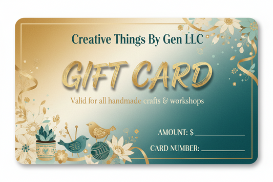 Creative Things By Gen LLC Gift Card